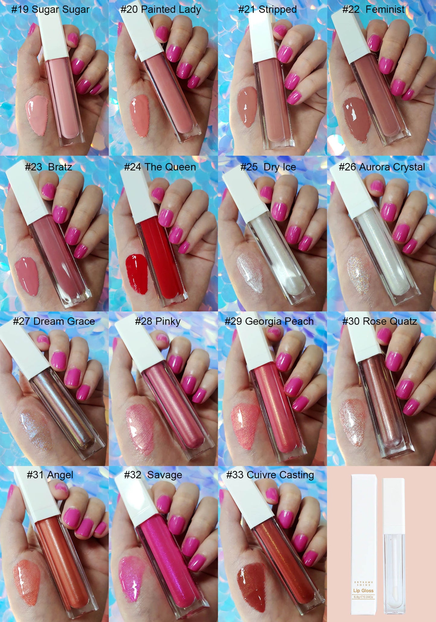 WATERPROOF GLOSSY LIPGLOSS
